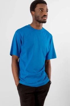 Oversized T-shirt - Turkis Blå