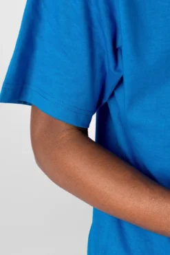 Oversized T-shirt - Turkis Blå