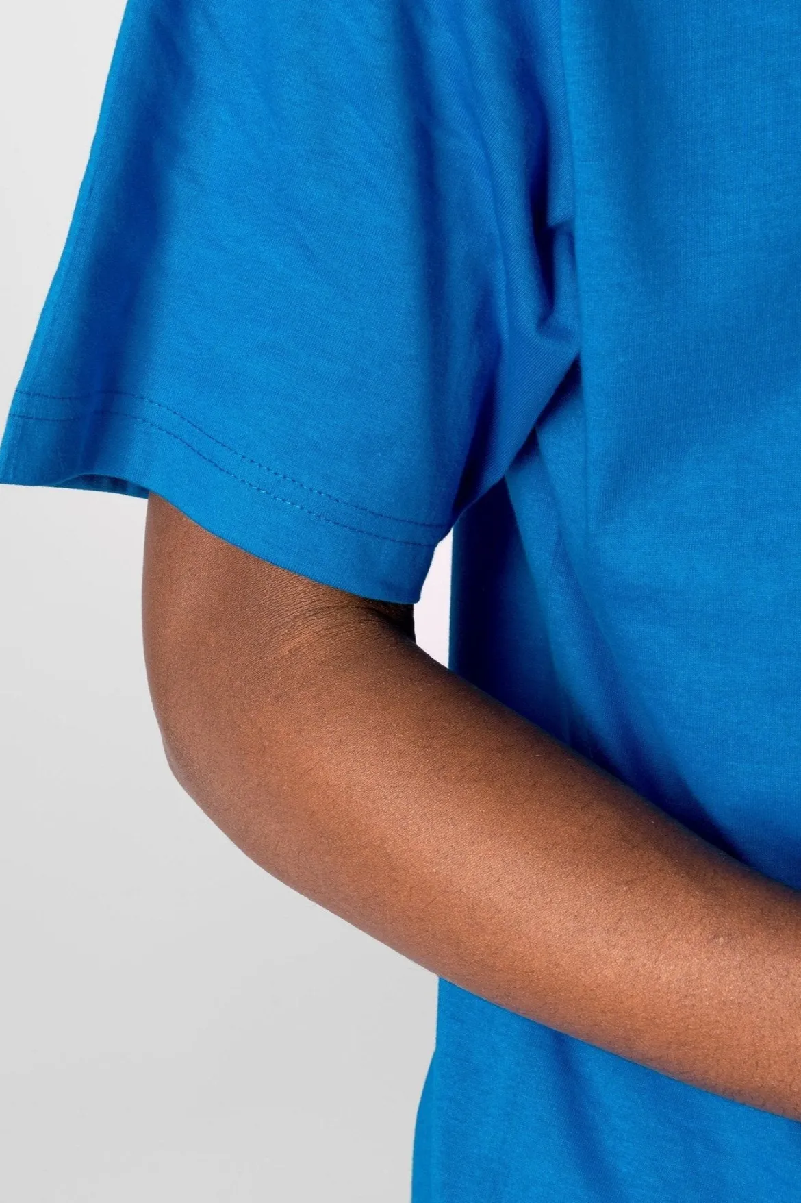 Oversized T-shirt - Turkis Blå