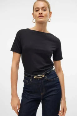 Panda Modal Top - Black