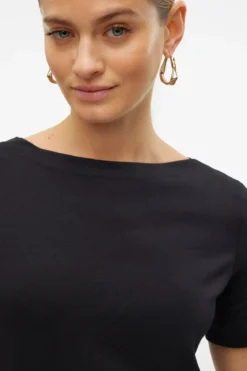 Panda Modal Top - Black