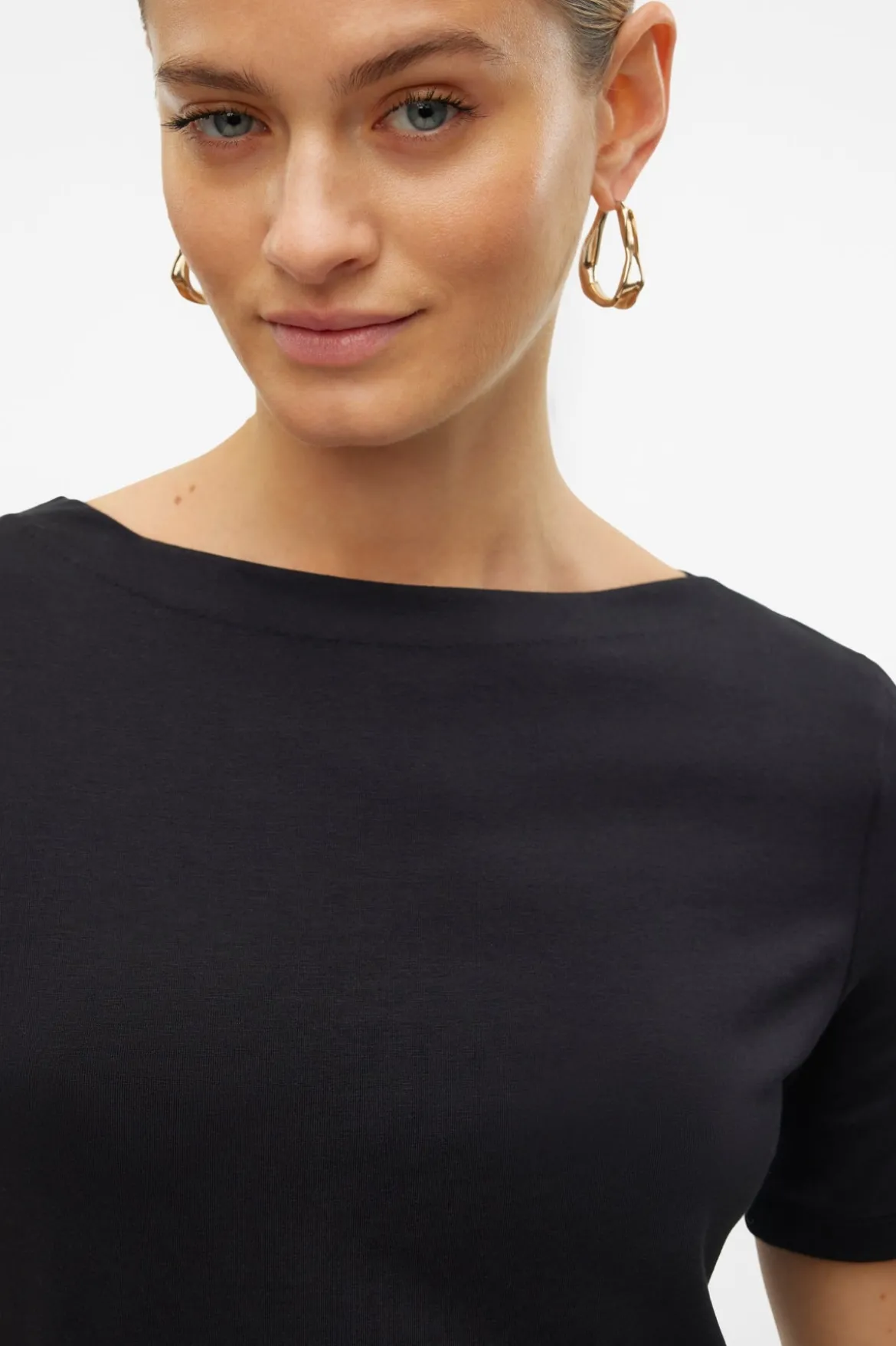 Panda Modal Top - Black