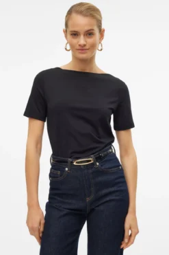 Panda Modal Top - Black