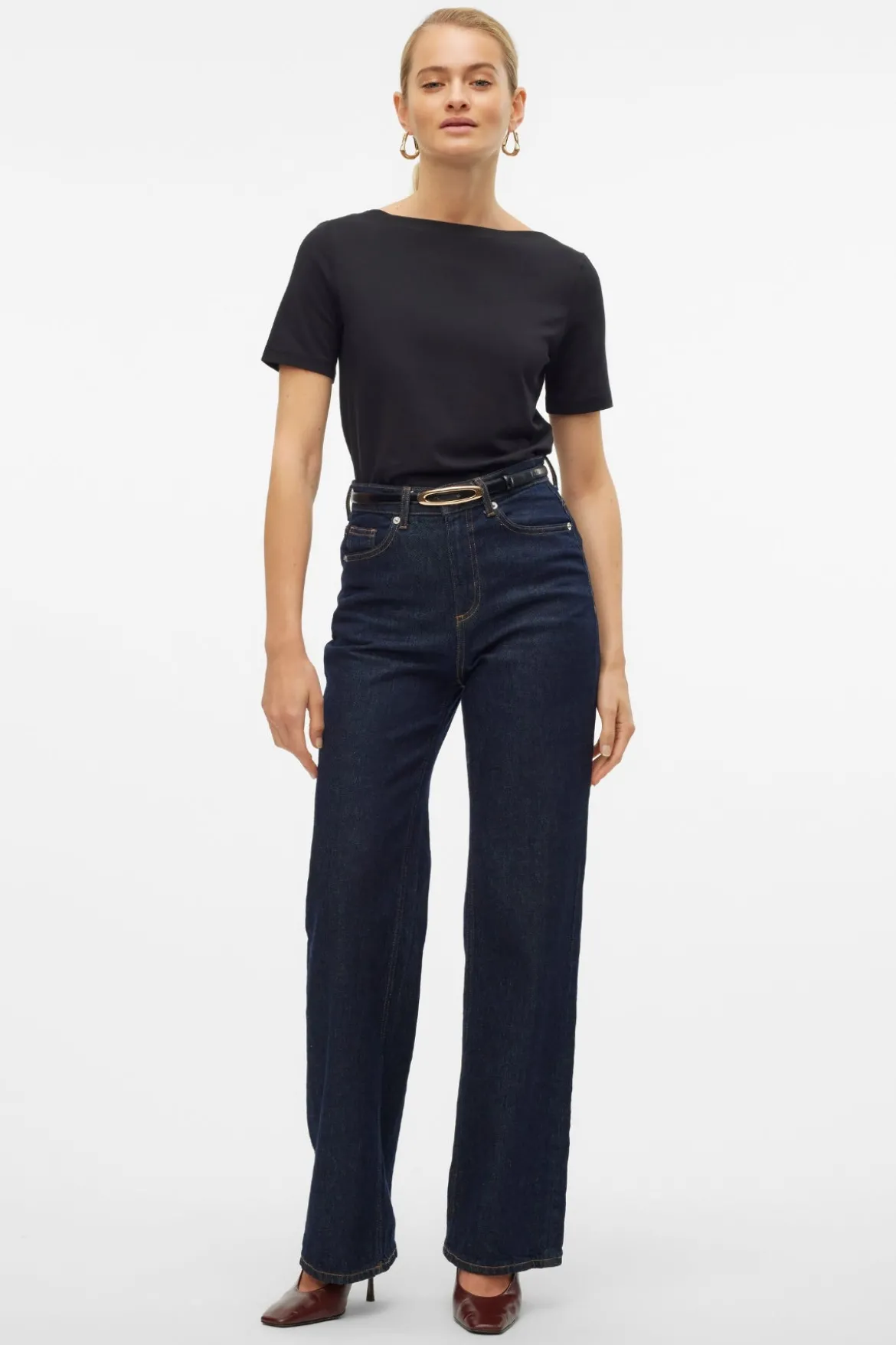 Panda Modal Top - Black