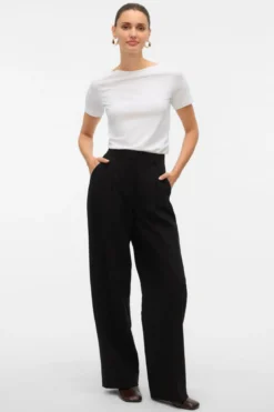 Panda Modal Top - Bright White