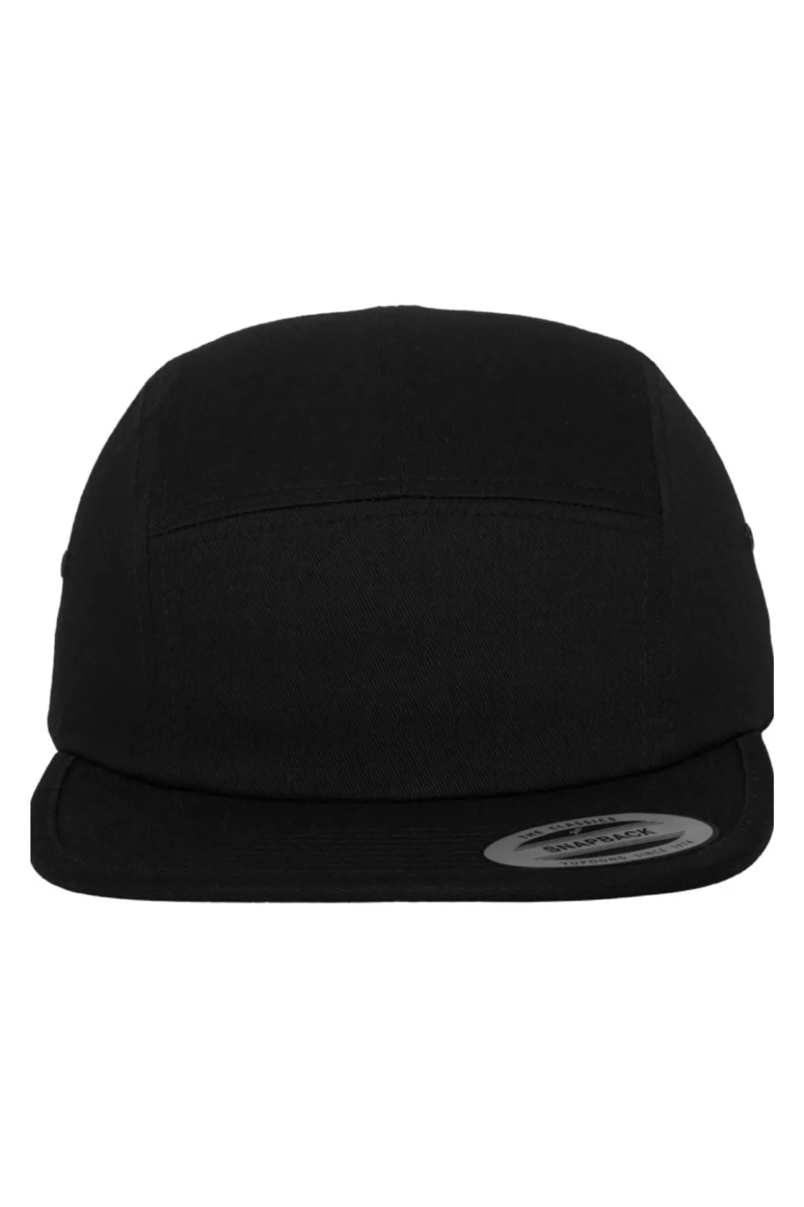5 Panel Cap - Black