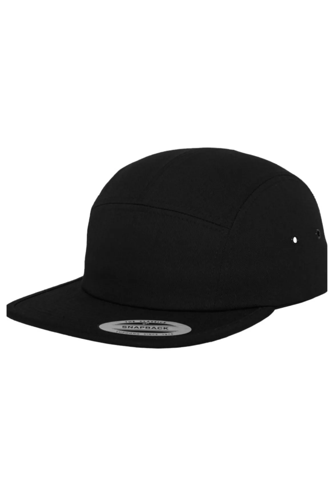 5 Panel Cap - Black