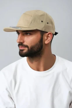 5 Panel Cap - Khaki