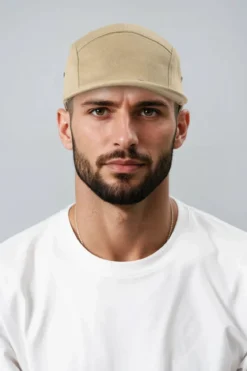 5 Panel Cap - Khaki