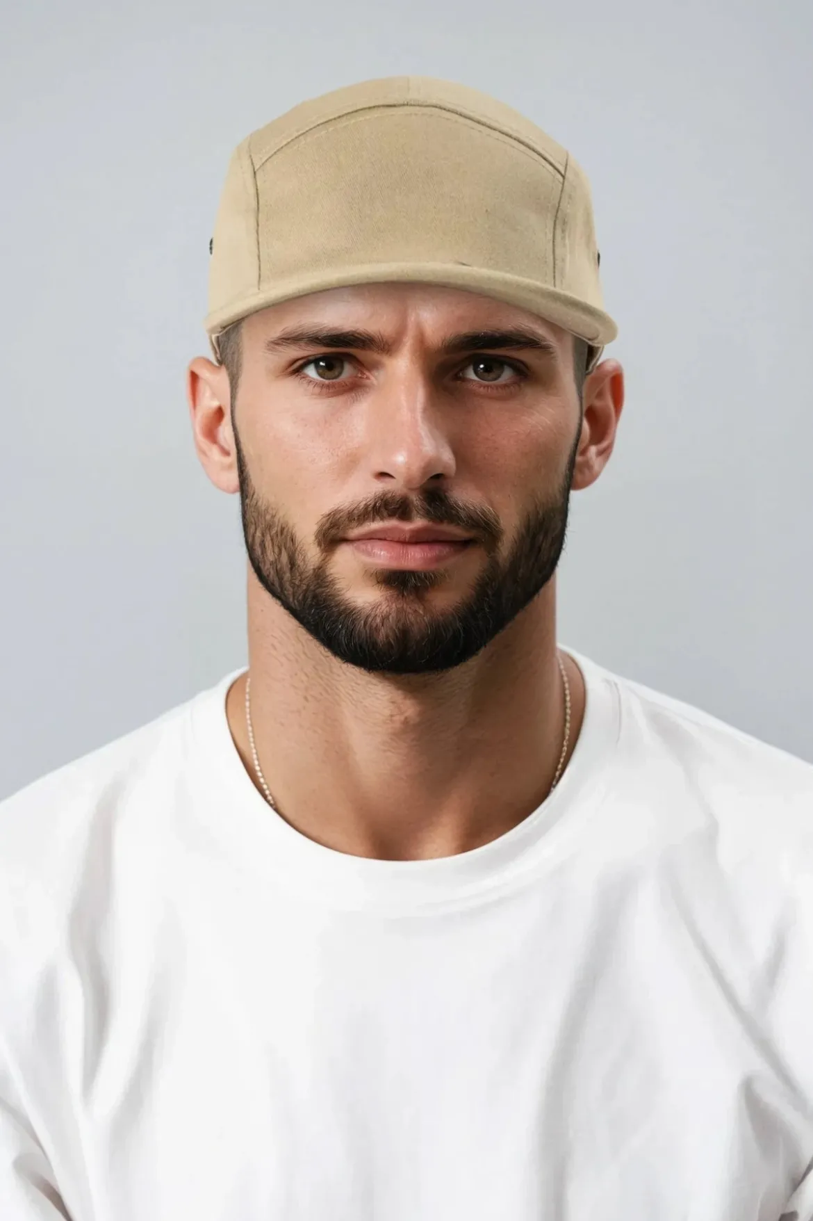 5 Panel Cap - Khaki