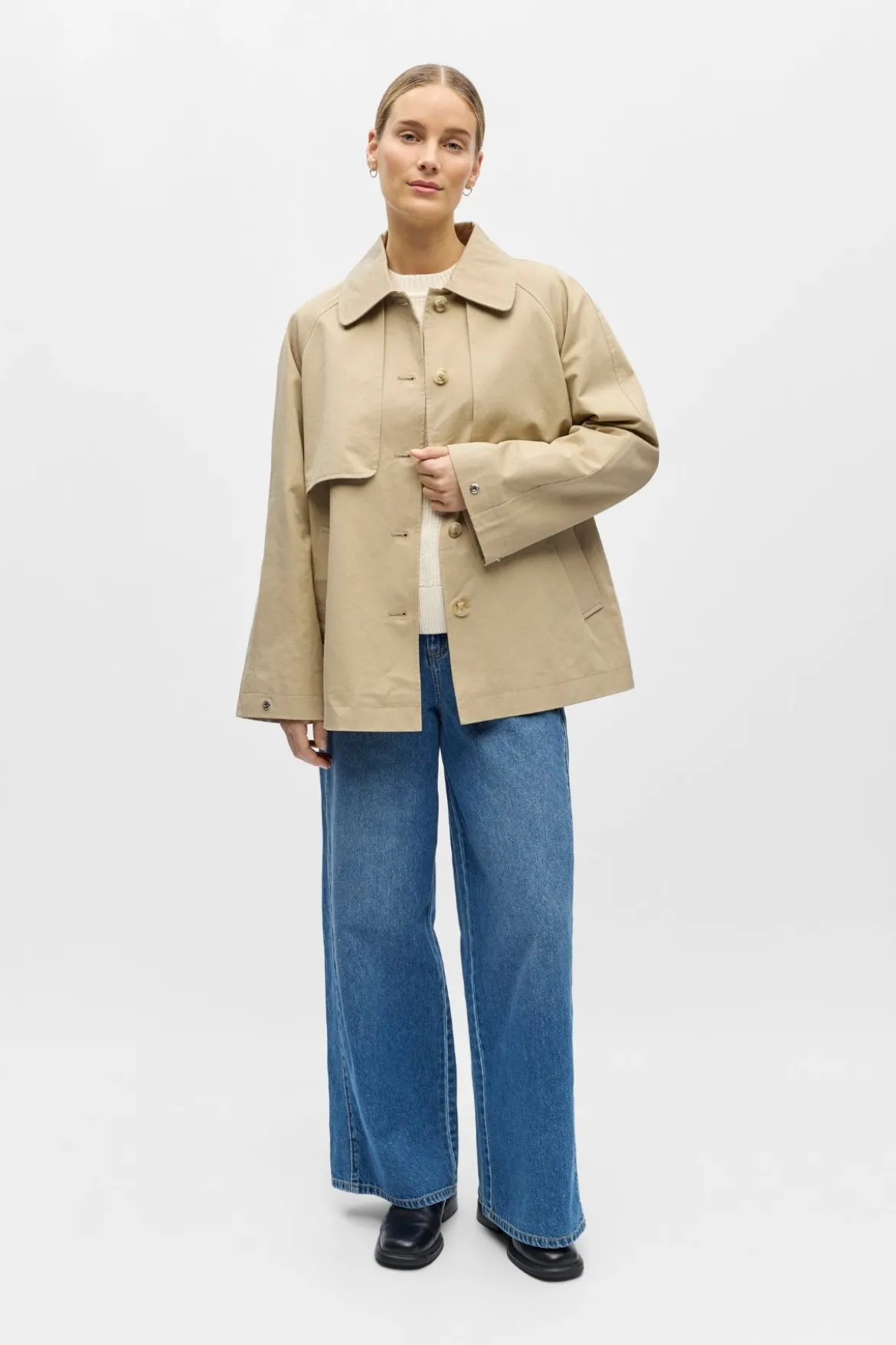 Paula Trench Jakke - Humus