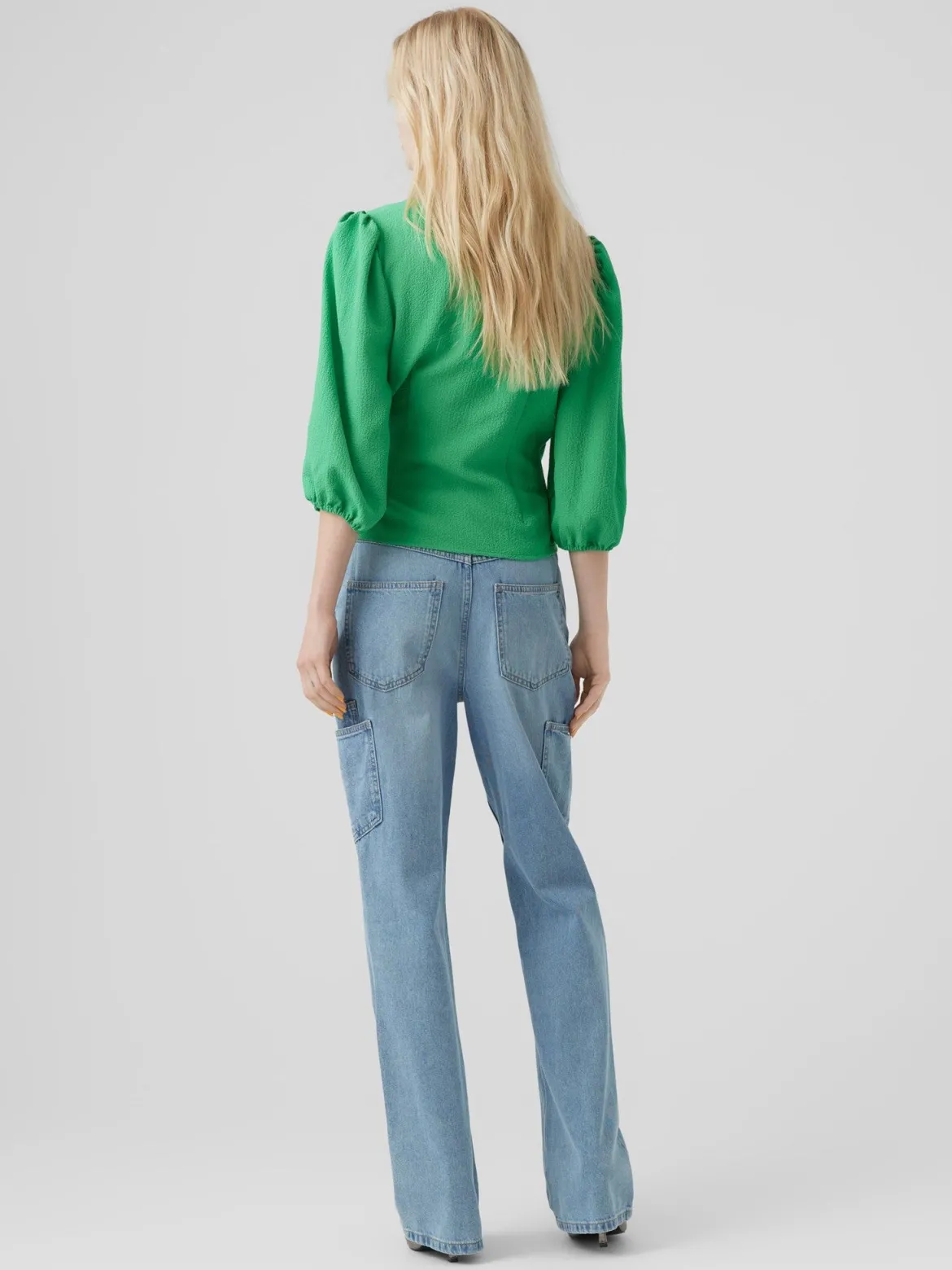 Pepper Aya Bluse - Bright Green