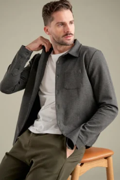Performance Overshirt - Meleret Grå