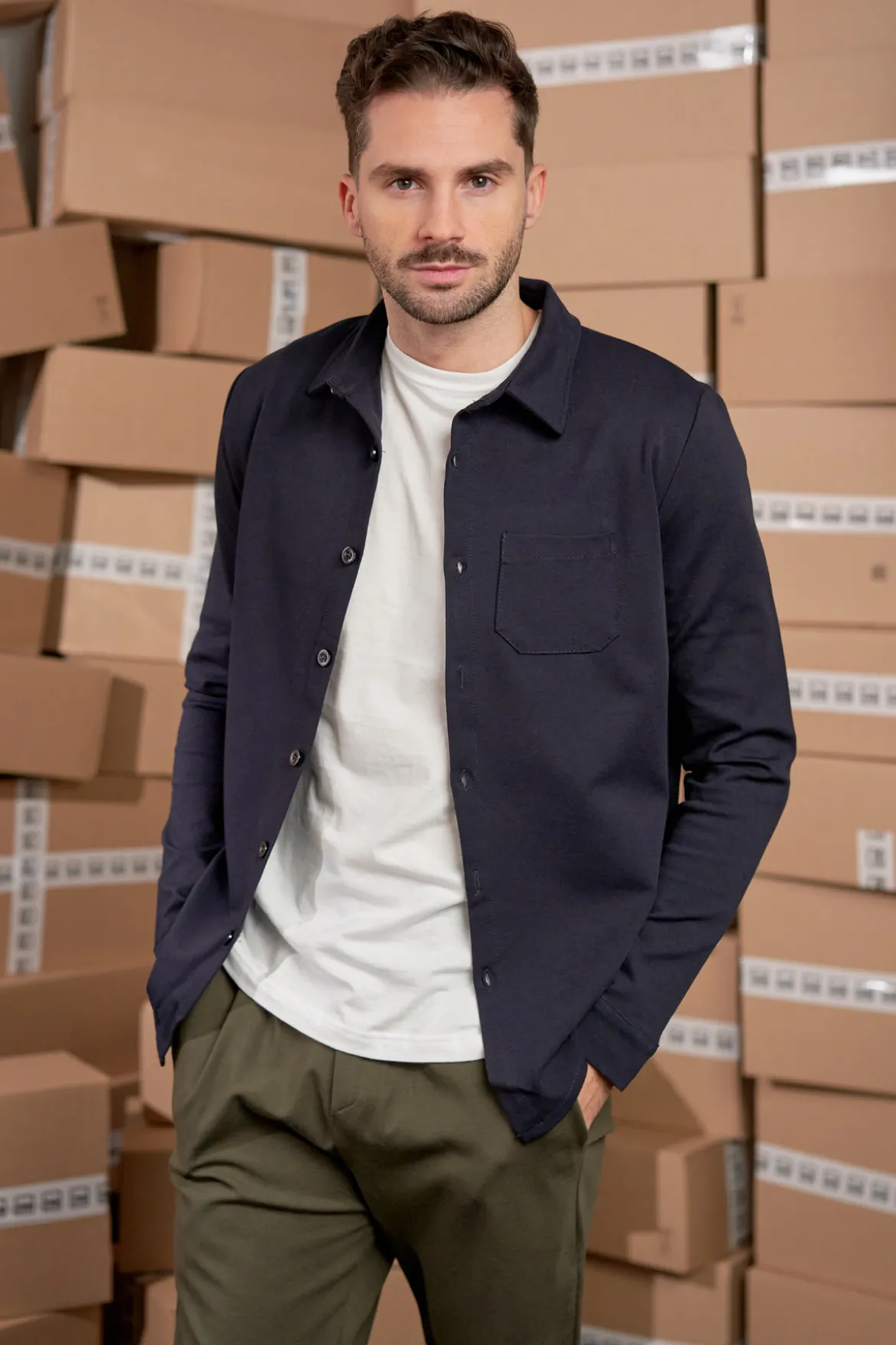 Performance Overshirt - Navy