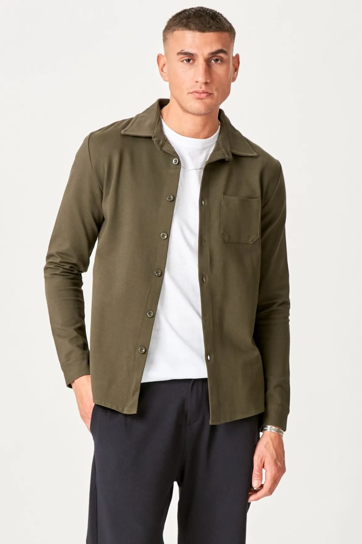 Performance Overshirt - Oliven grøn
