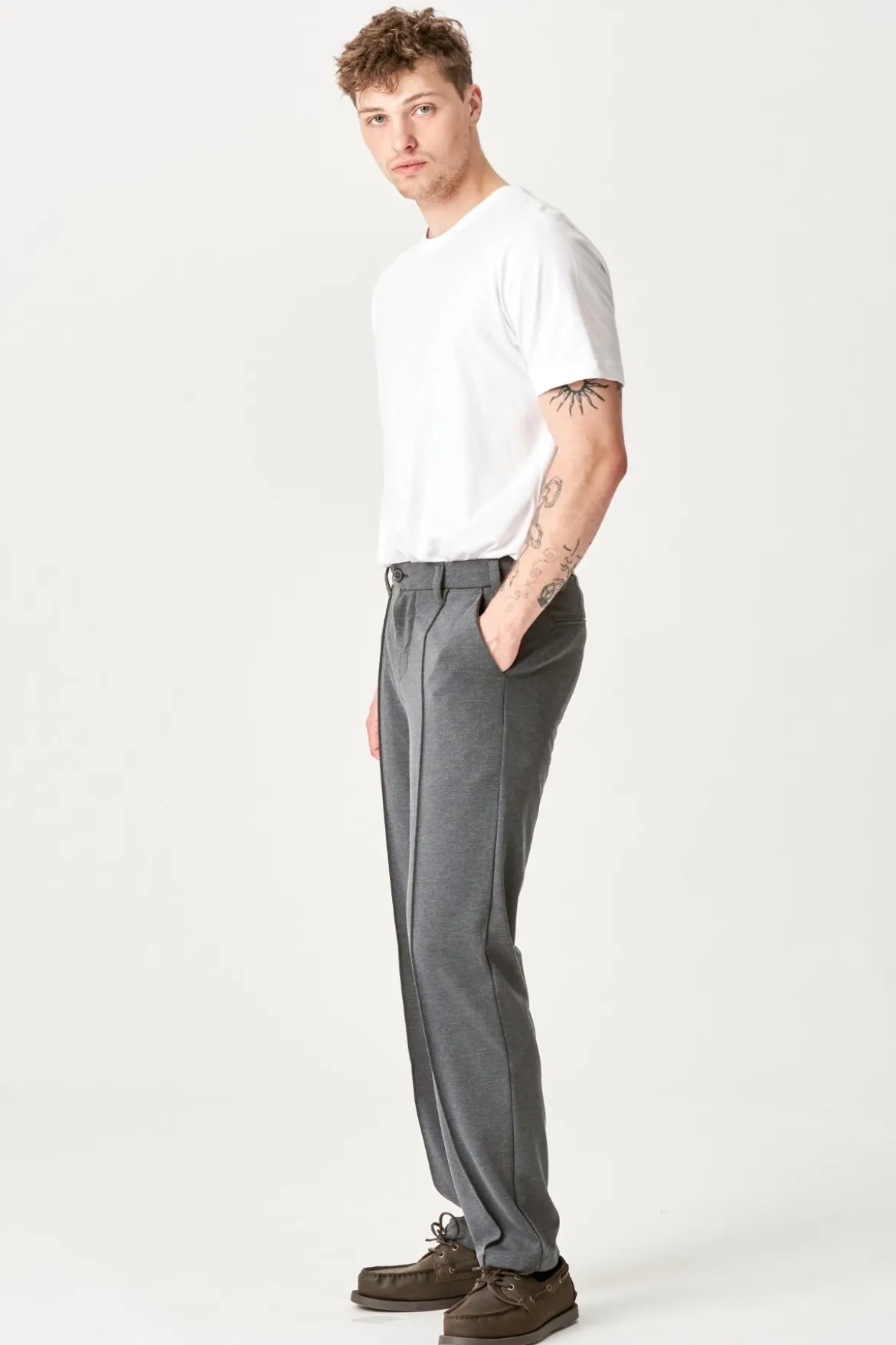 Performance Pants Loose Fit - Grå