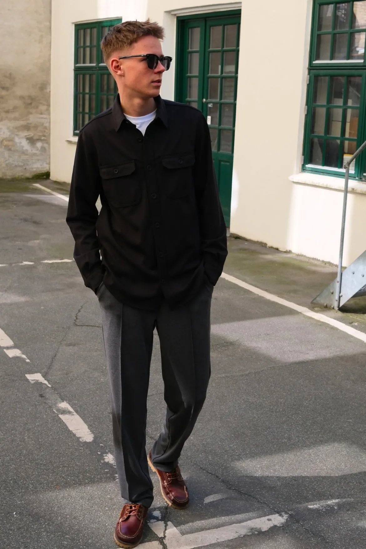 Performance Pants Loose Fit - Grå