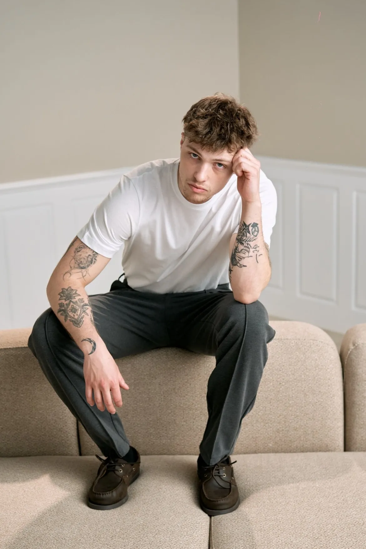 Performance Pants Loose Fit - Grå
