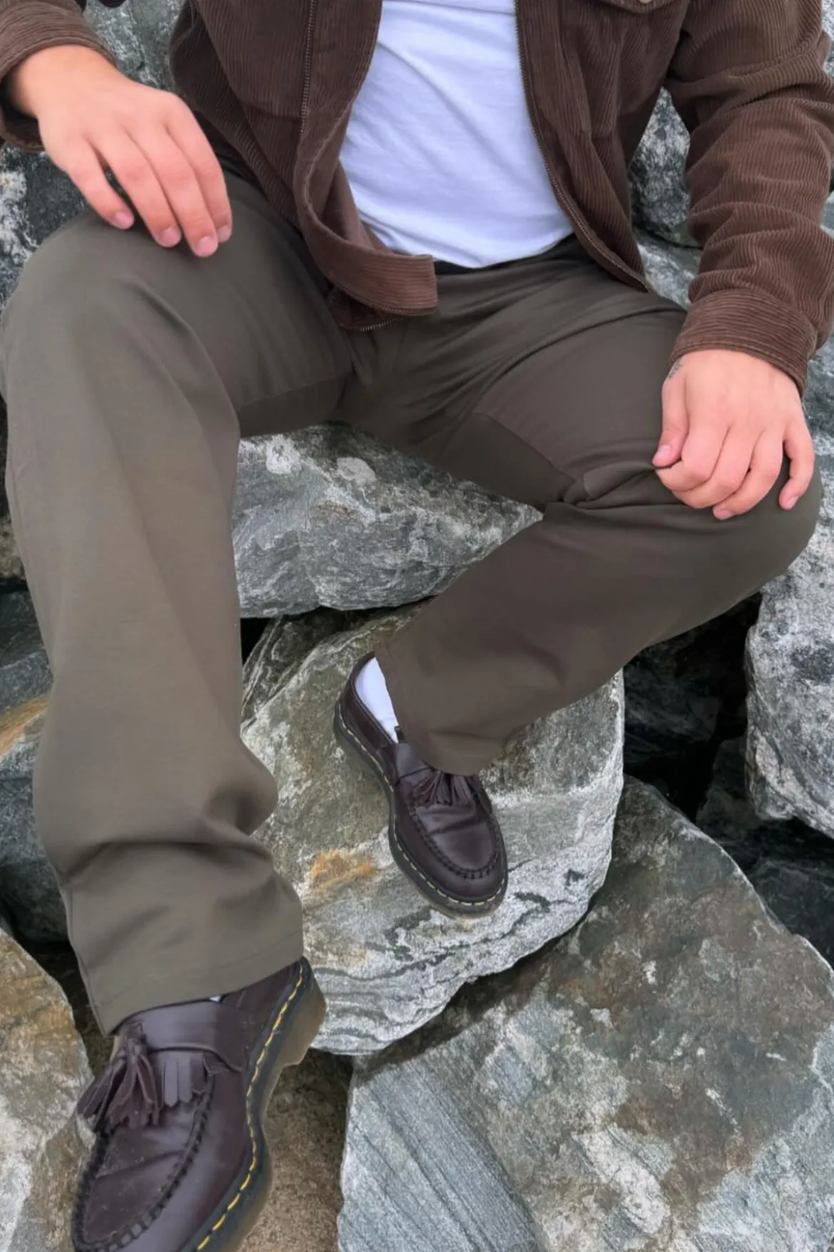 Performance Pants Wide - Army Green