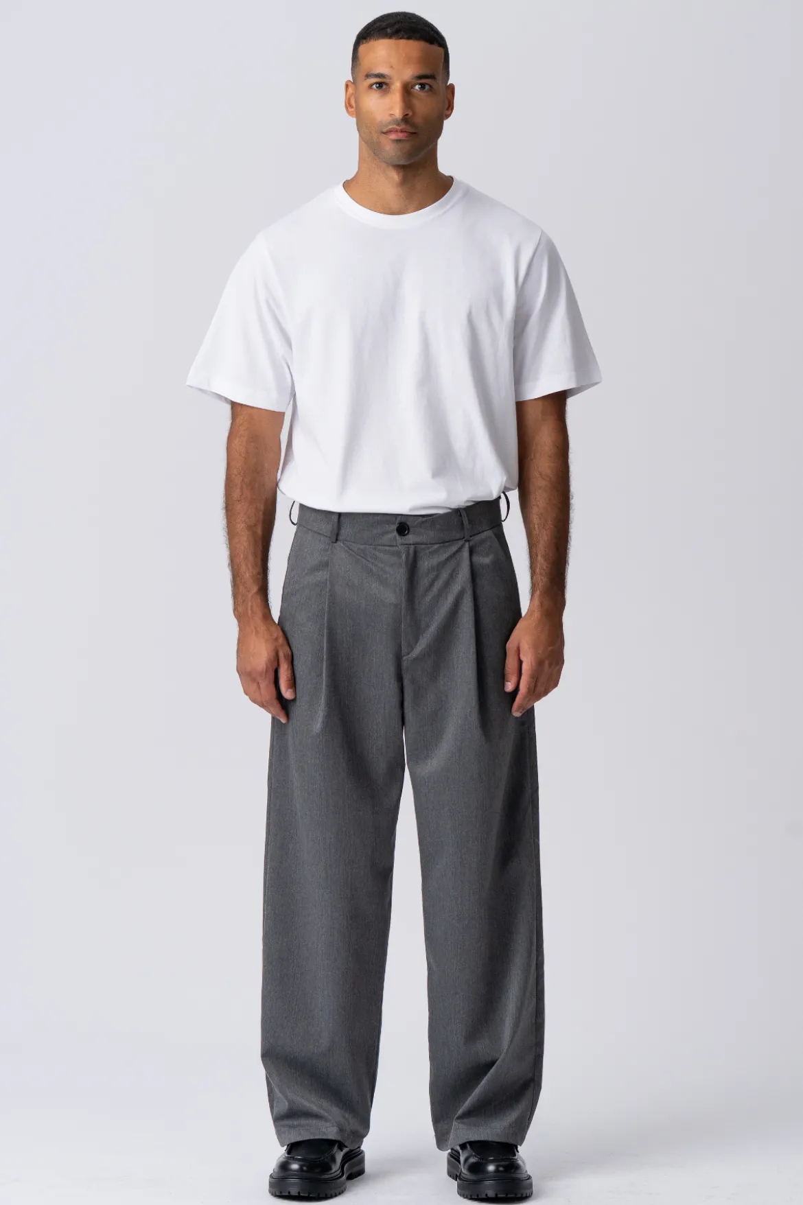 Performance Pants Wide Fit - Lys Grå