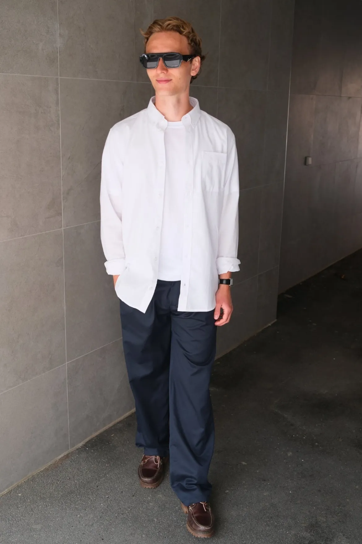Performance Pants Wide Fit - Navy