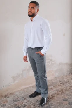 Performance Pants Wide - Melange Grey