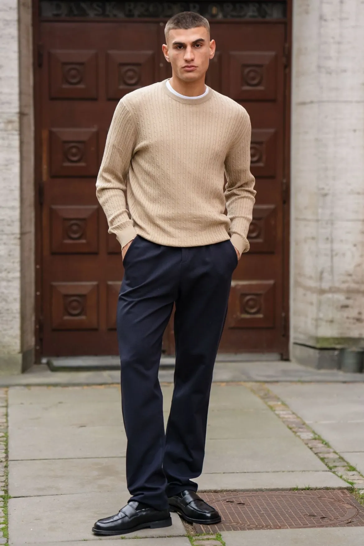 Performance Pants Wide - Navy