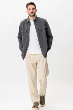 Performance Regular Overshirt - Grå