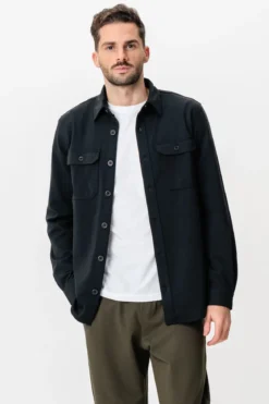 Performance Regular Overshirt - Sort