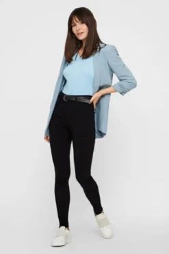 Pieces Jeans - Sort (high waist)