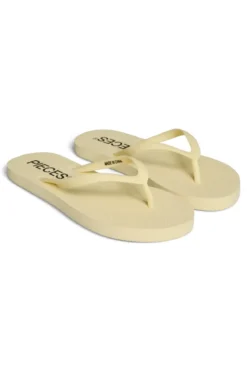 PIECES Summer Flip Flop - French Vanilla - Lys gul