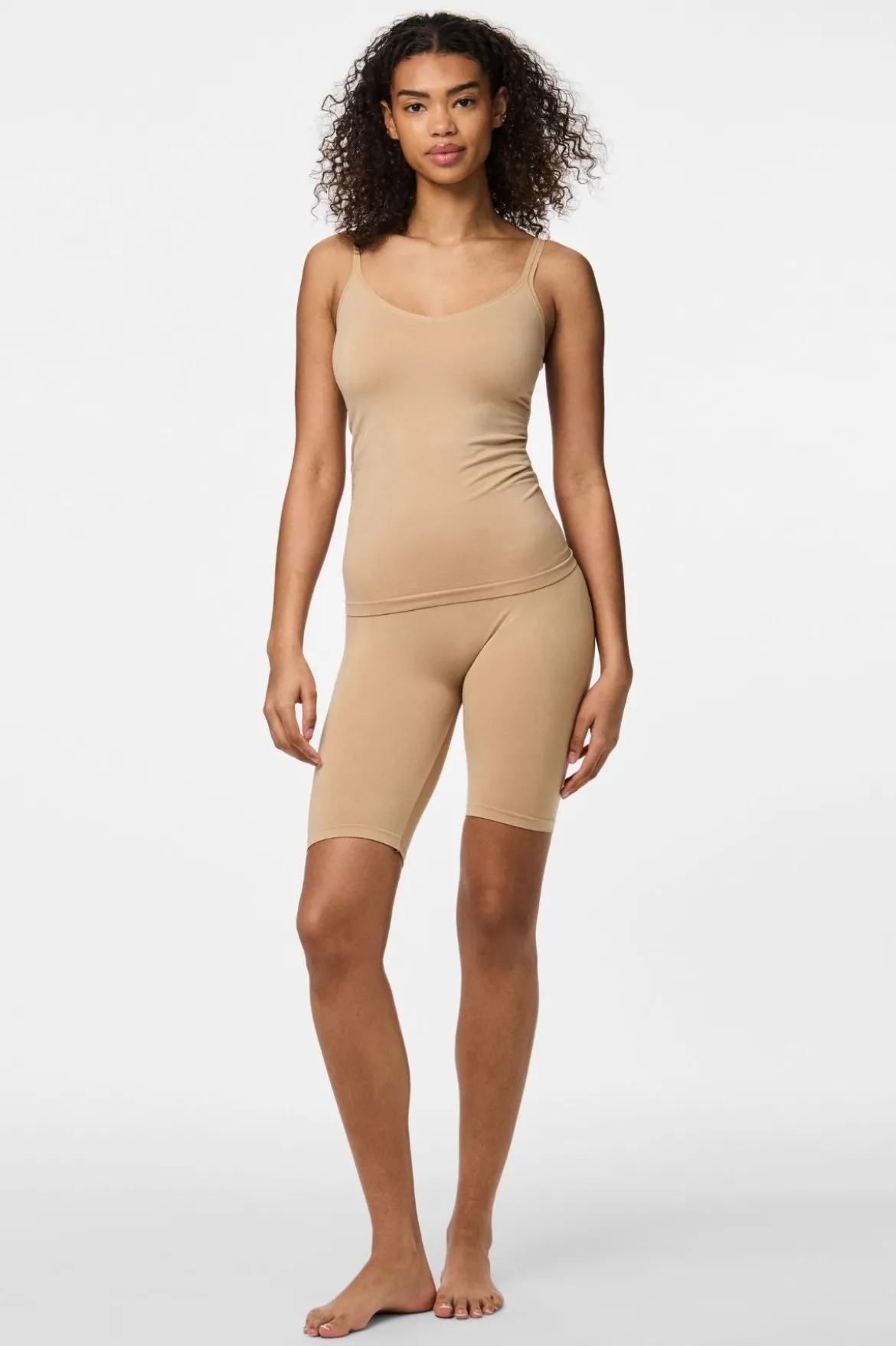 Plain Underwear Top - Nature