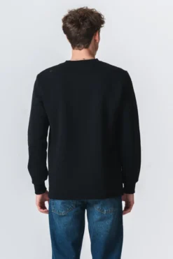 Pocket Sweatshirt Regular Fit - Sort