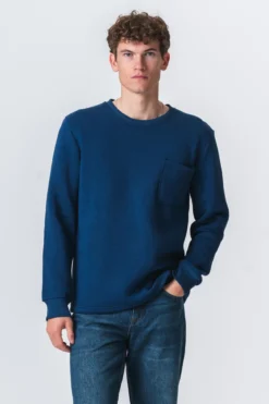 Pocket Sweatshirt Regular Fit - Navy