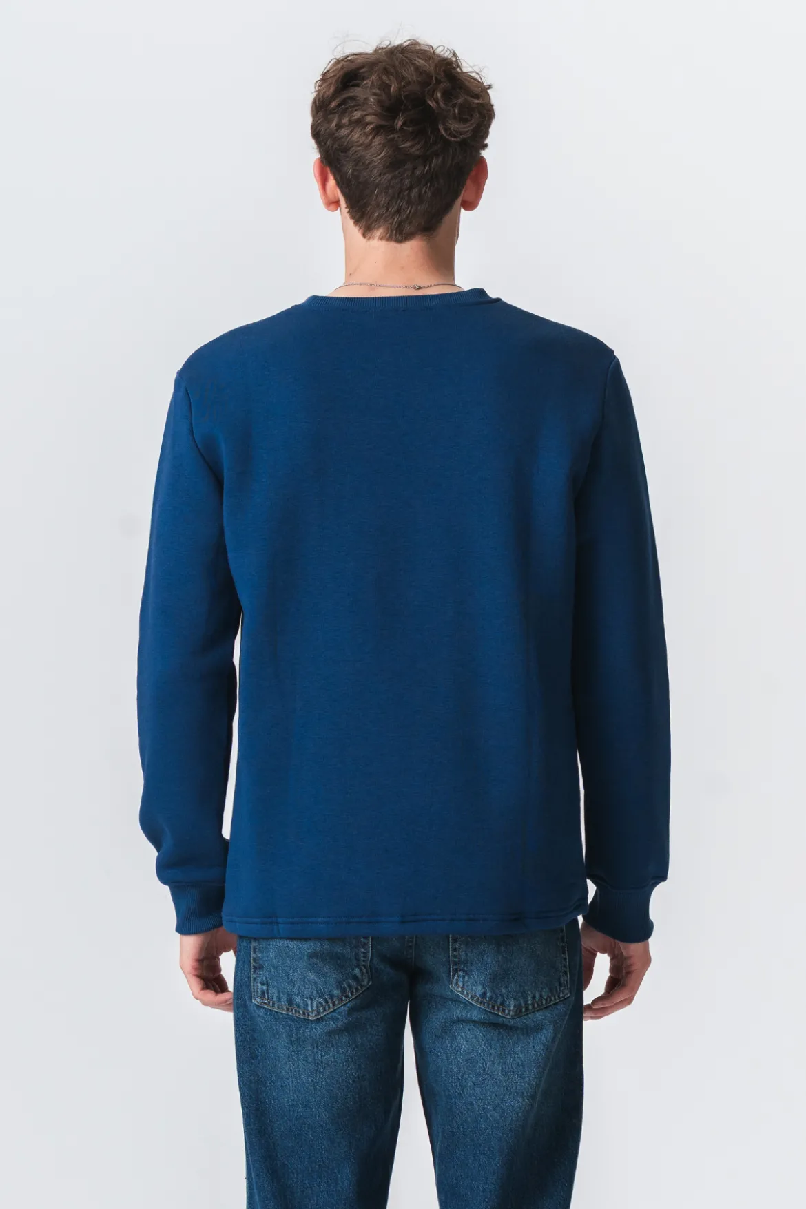 Pocket Sweatshirt Regular Fit - Navy