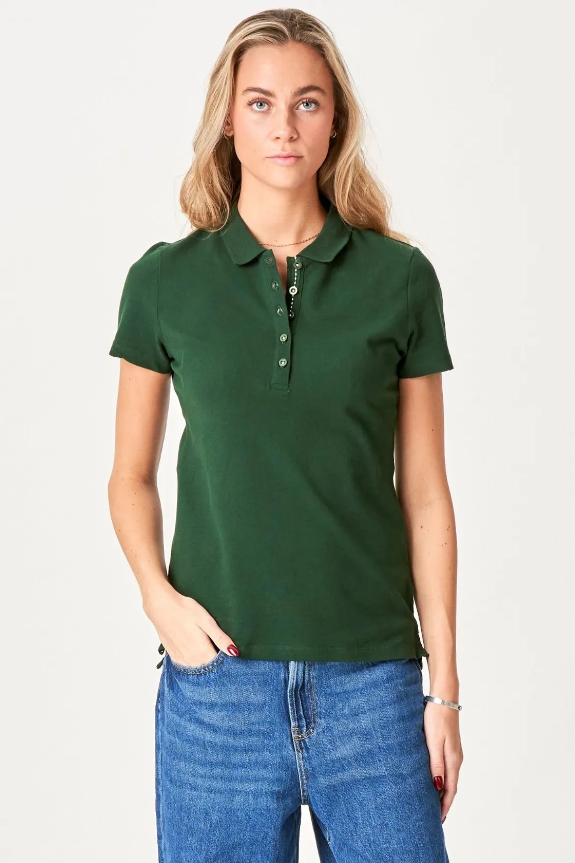 Polo Shirt - Mørke Grøn