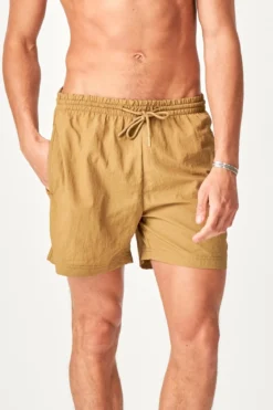 Premium Badeshorts - Khaki
