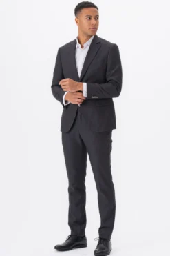 Premium Enkeltradet Blazer - Gråbrun