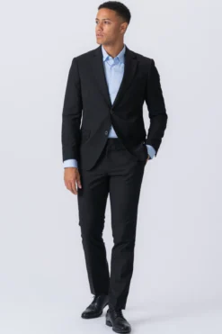 Premium Enkeltradet Blazer - Sort