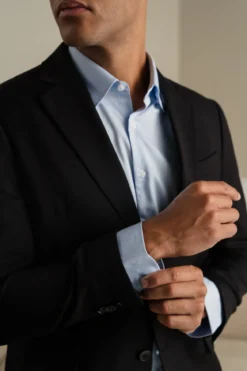 Premium Enkeltradet Blazer - Sort