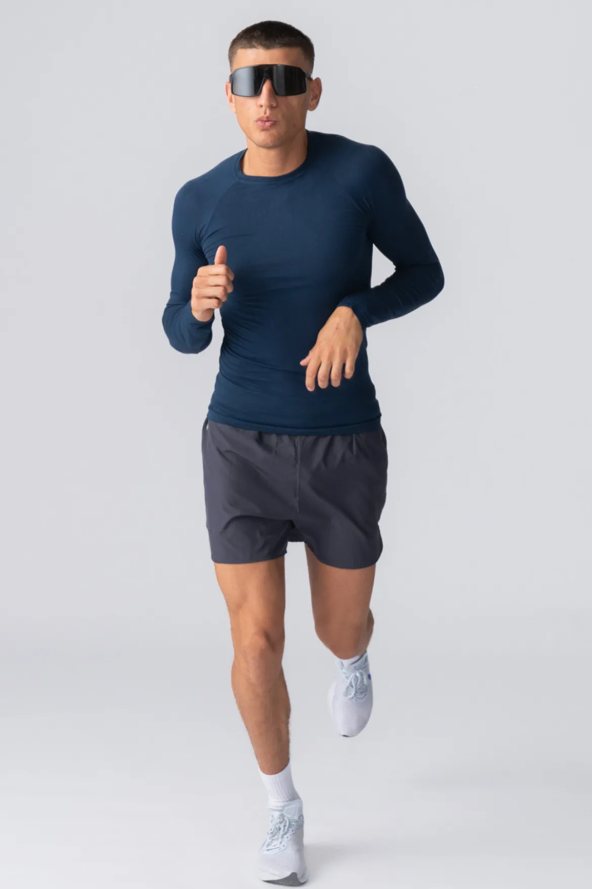 Prime Langærmet T-shirt - Navy