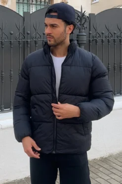 Puffer Jakke - Navy