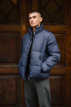 Puffer Jakke - Navy