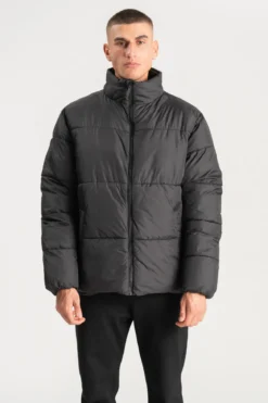 Puffer Jakke - Sort
