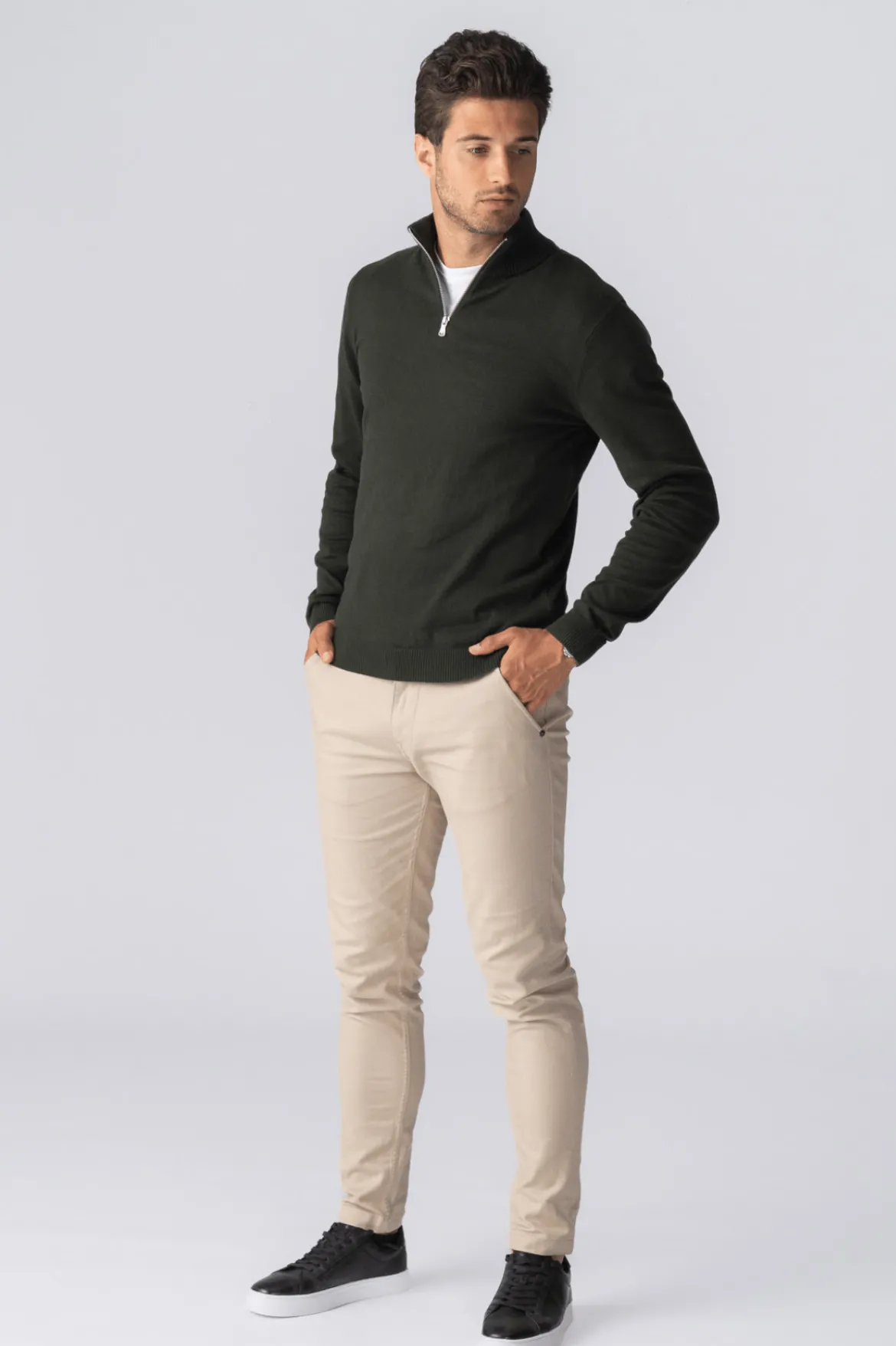 Pullover Half Zip - Army