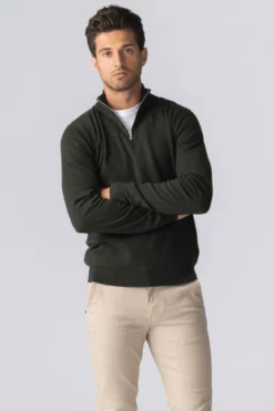 Pullover Half Zip - Army