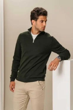 Pullover Half Zip - Army