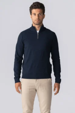 Pullover Half Zip - Navy