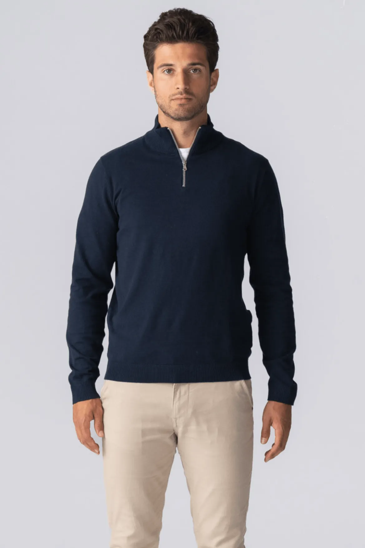 Pullover Half Zip - Navy