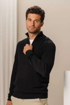 Pullover Half Zip - Sort